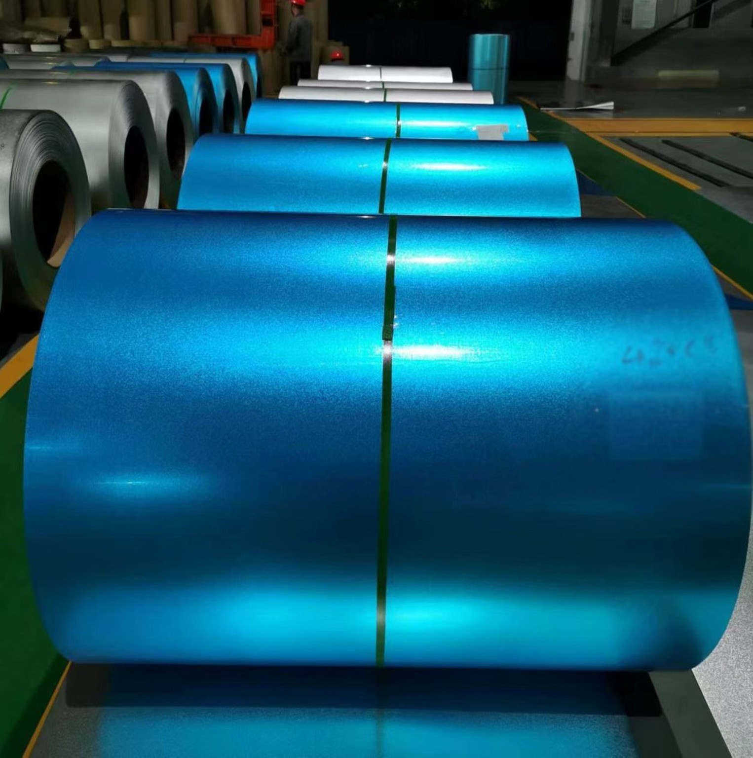 Blue finish