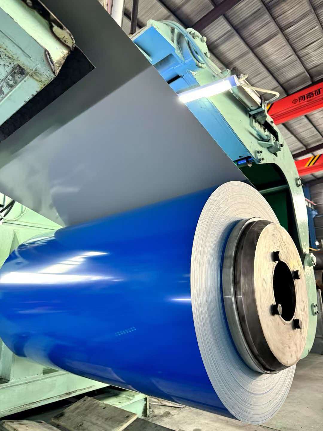 Blue PPGI steel coil