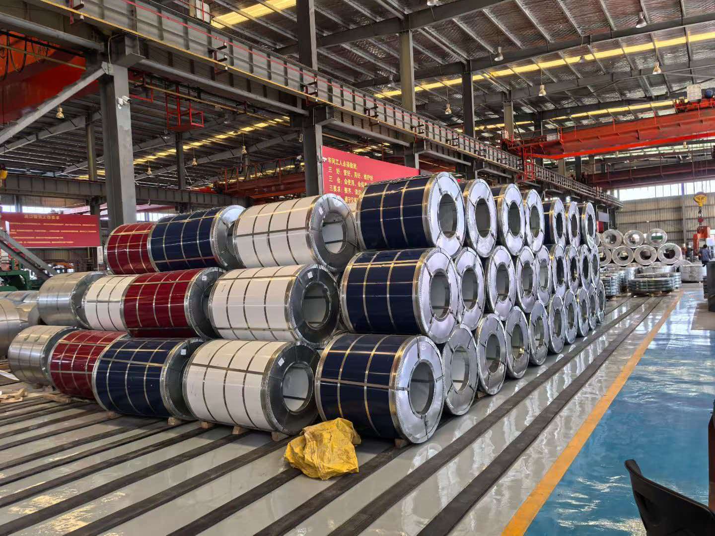 Steel coil warehouse